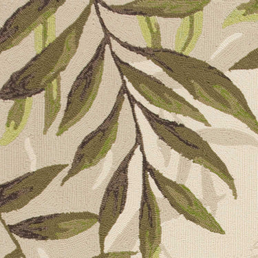 Sand Leaves UV Treated Outdoor Rug